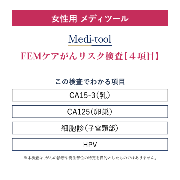 この検査でわかる項目